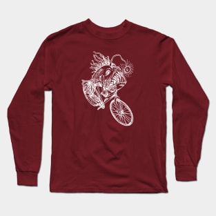 SEEMBO Anglerfish Cycling Bicycle Bicycling Cyclist Biking Long Sleeve T-Shirt